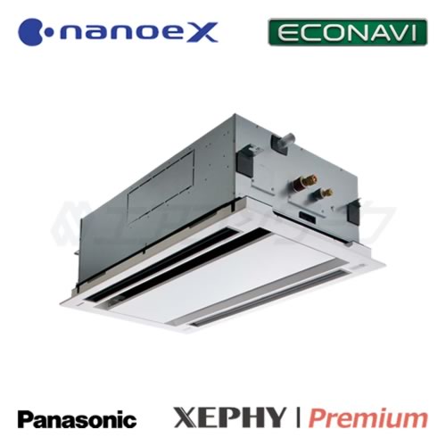パナソニック　XEPHY Premium (エコナビ) (ナノイーX) 2方向天井カセット形 2.3馬力 R32