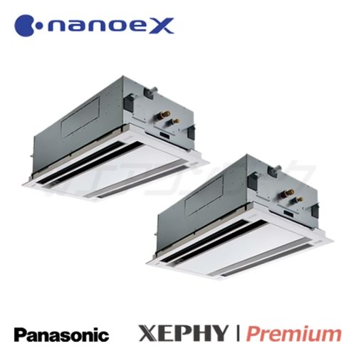 パナソニック　XEPHY Premium (標準) (ナノイーX) 2方向天井カセット形 ツイン 4馬力 R32