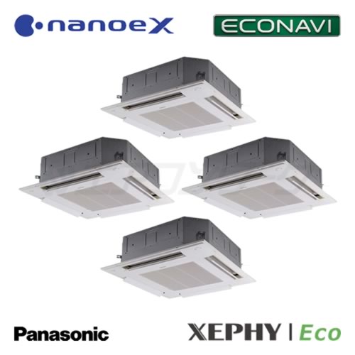 パナソニック　XEPHY Eco (エコナビ) (ナノイーX) 4方向天井カセット形 ダブルツイン 8馬力 R32