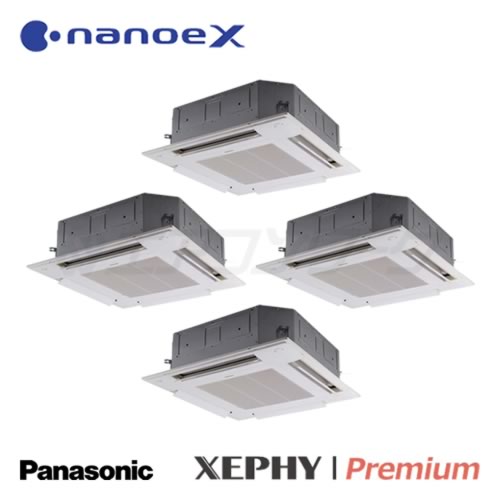 パナソニック　XEPHY Premium (標準) (ナノイーX) 4方向天井カセット形 ダブルツイン 6馬力 R32
