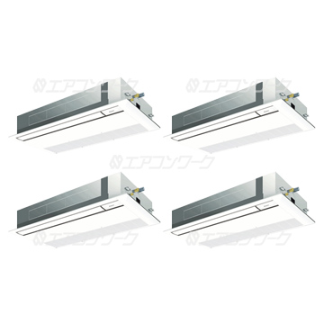 Eco ZEAS 天井カセット1方向 シングルフロー 標準タイプ 10馬力 ダブルツイン 三相200V (分岐管別売)