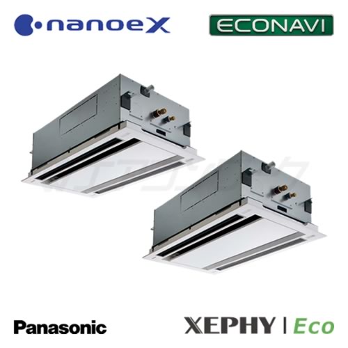 パナソニック　XEPHY Eco (エコナビ) (ナノイーX) 2方向天井カセット形 ツイン 8馬力 R32